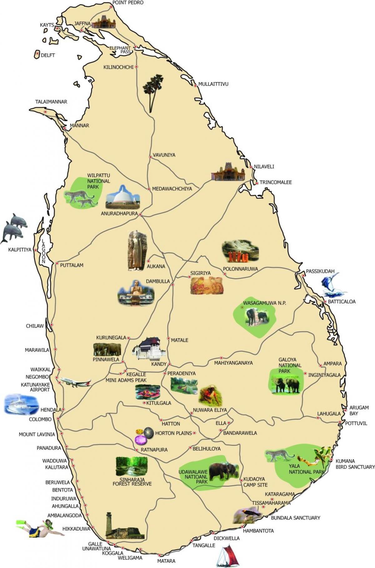 karta i bentota, Sri Lanka