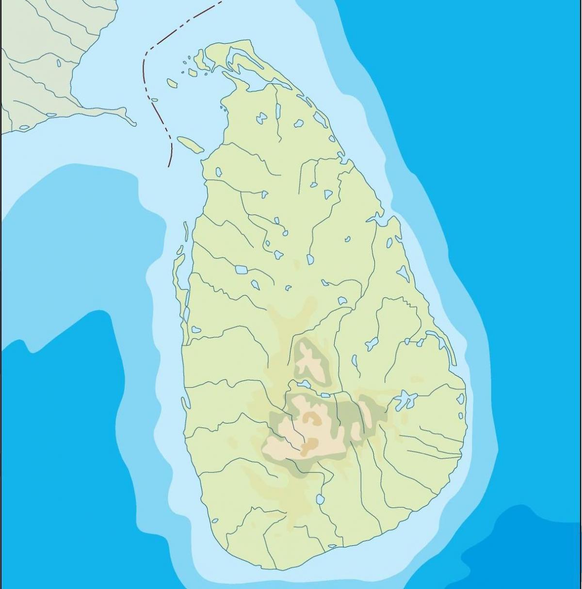 Sri Lanka vektor map