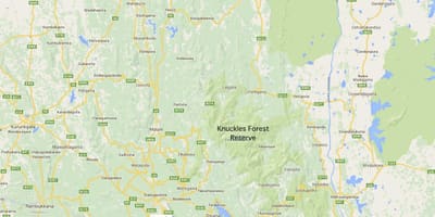 Karta över knogar Sri Lanka