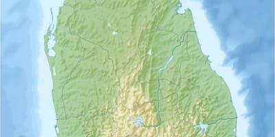Karta över jorden karta Sri Lanka