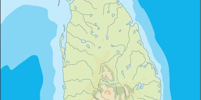 Sri Lanka vektor map