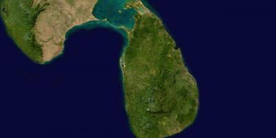 Online satellit-karta över Sri Lanka